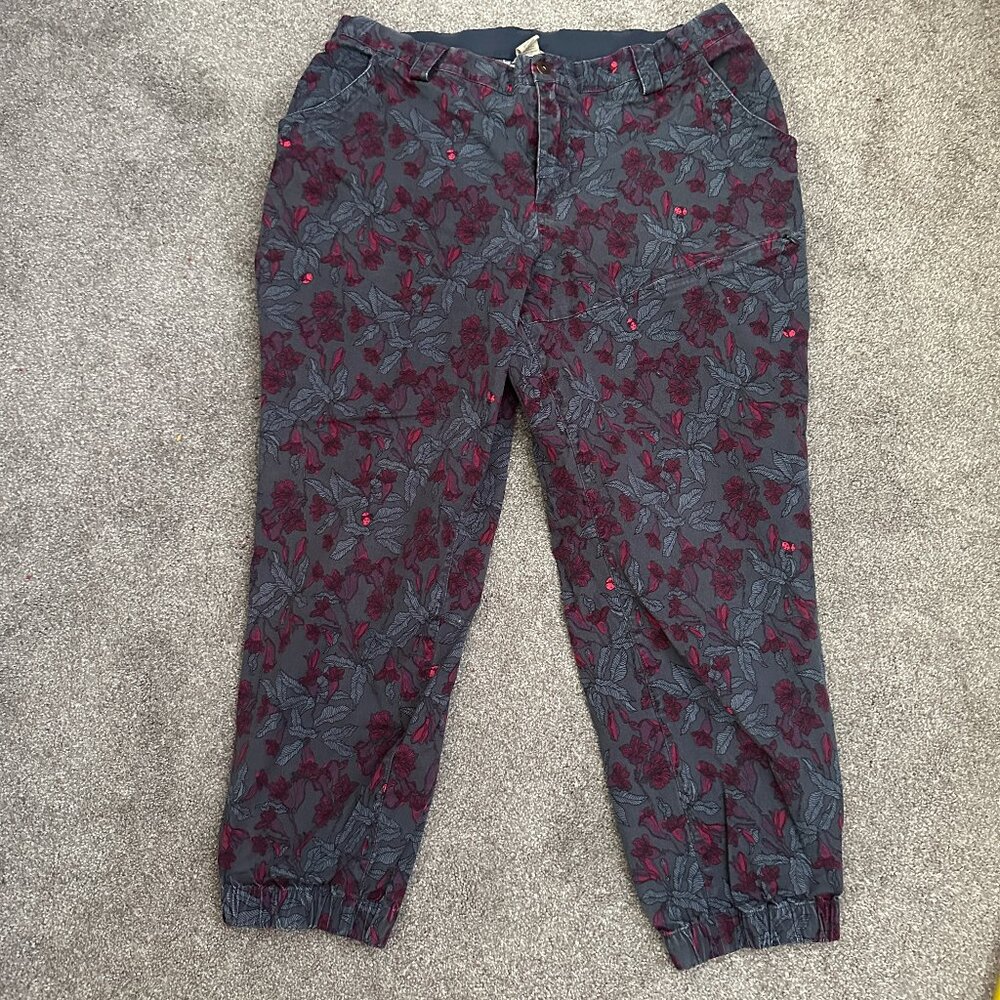 Duluth Trading Co - Women's Floral Cargo Pants - Size 16W